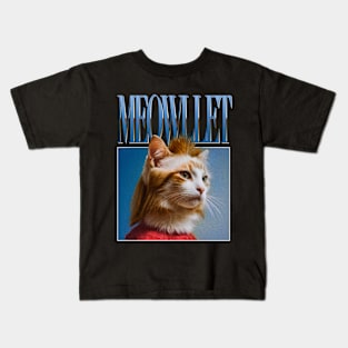 Cat with a Mullet Kids T-Shirt